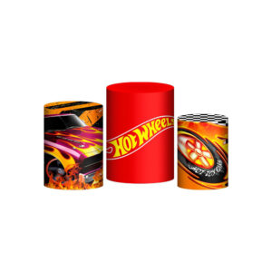 Trio Capa Cilindro Hot Whells 3d Em Tecido Com Elástico