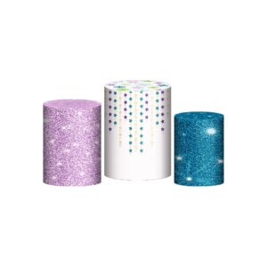 Trio Capa Cilindro Agnes 3d Em Tecido Com Elástico