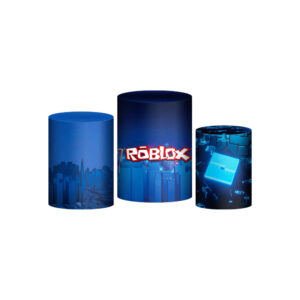 Trio Capa Cilindro Roblox Menino 3d Em Tecido Com Elástico