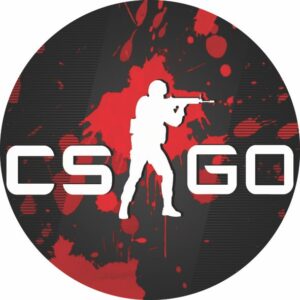 Painel Redondo 3D Cs Go Tecido Sublimado