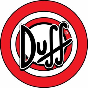 Painel Redondo 3D Duff Tecido Sublimado