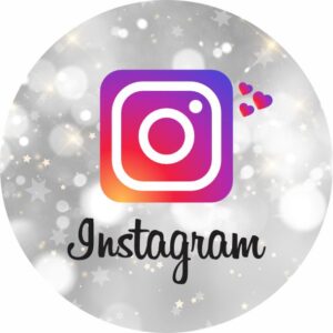 Painel Redondo 3D Instagram Tecido Sublimado