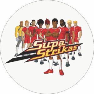 Painel Redondo 3D Supa Strikas Tecido Sublimado