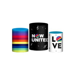 Trio Capa Cilindro Now United 3d Em Tecido Com Elástico
