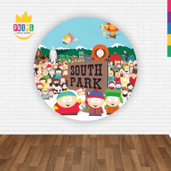 Painel Redondo 3D South Park Abre Fácil Em Tecido - Image 2