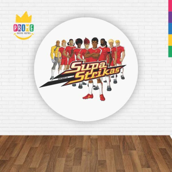 Painel Redondo 3D Supa Strikas Abre Fácil Em Tecido - Image 2