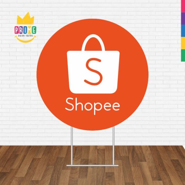 Painel Redondo 3D Shopee Tecido Sublimado - Image 2