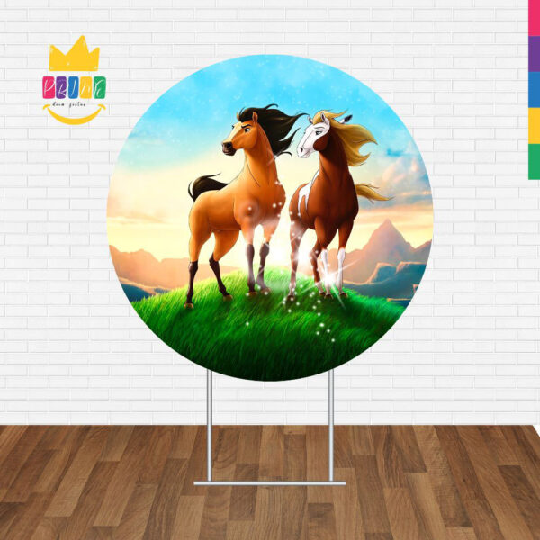 Painel Redondo 3D Spirit Tecido Sublimado - Image 2