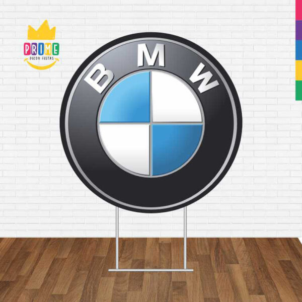 Painel Redondo 3D Bmw Tecido Sublimado - Image 2