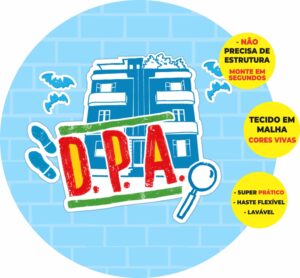 Painel Redondo 3D Dpa Abre Fácil Em Tecido