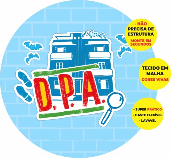 Painel Redondo 3D Dpa Abre Fácil Em Tecido