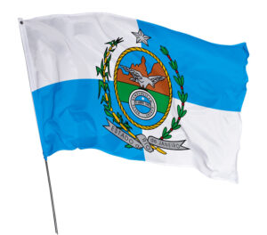 Bandeira Estado Rio de Janeiro Em Tecido Oxford