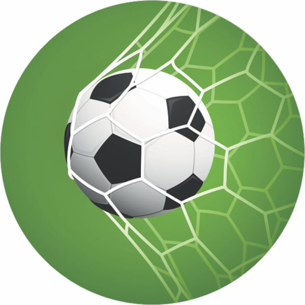 Painel Redondo 3D Futebol Tecido Sublimado