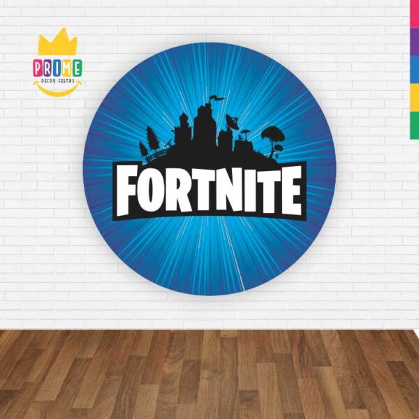 Painel Redondo 3D Fortnite Abre Fácil Tecido - Image 2