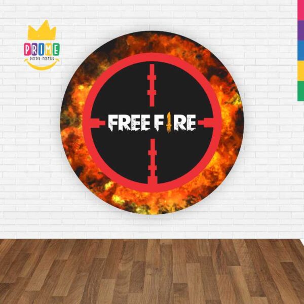 Painel Redondo 3D Free Fire Abre Fácil Tecido - Image 2