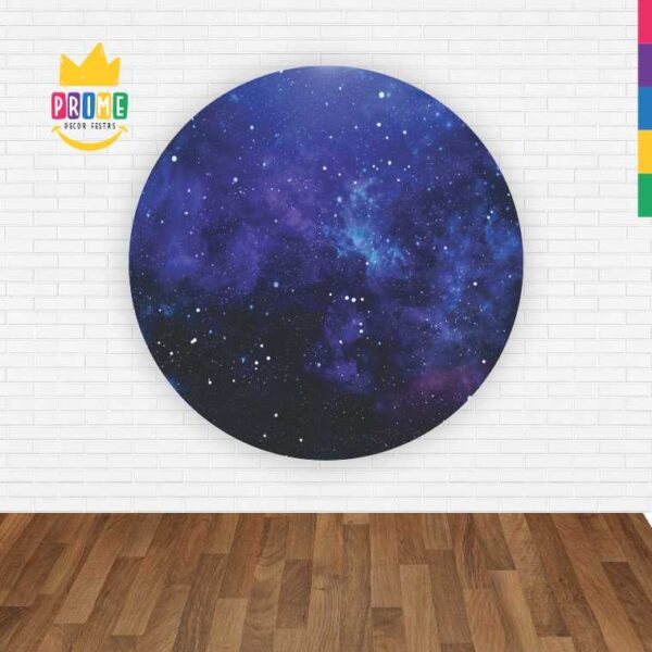 Painel Redondo 3D Galaxia Abre Fácil Tecido - Image 2