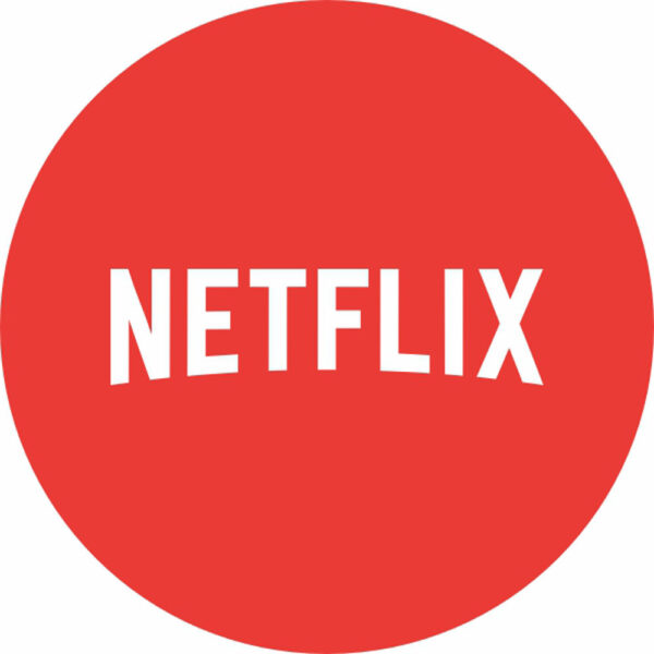Painel Redondo 3D Netflix Vermelho Tecido Sublimado