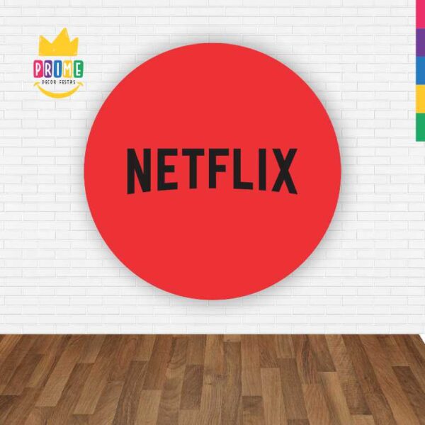 Painel Redondo 3D Netflix Abre Fácil Tecido - Image 2