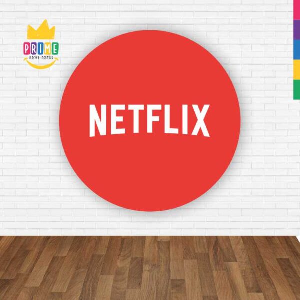 Painel Redondo 3D Netflix Abre Fácil Tecido - Image 2