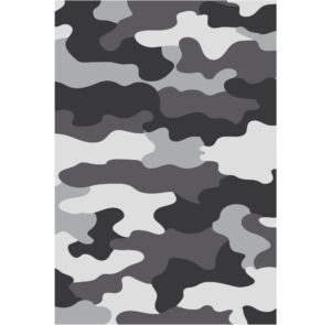 Painel de Festa Retangular 3D Camuflagem Casadinho 1,50m x 2,20m