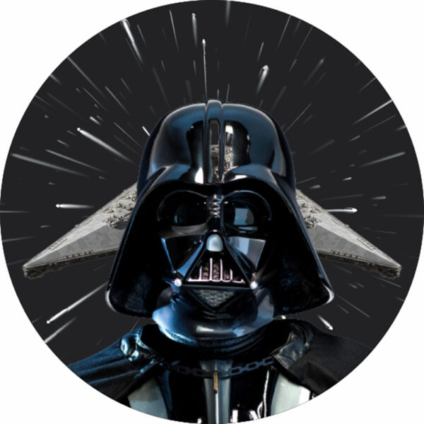 Painel Redondo 3D Star Wars Tecido Sublimado