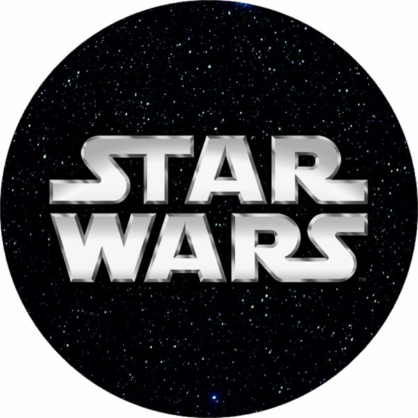 Painel Redondo 3D Star Wars Tecido Sublimado