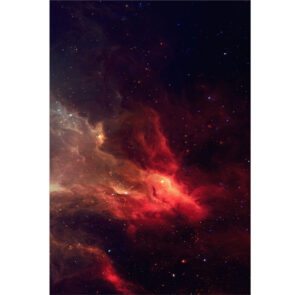 Painel de Festa Retangular 3D Galaxia Casadinho 1,50m x 2,20m