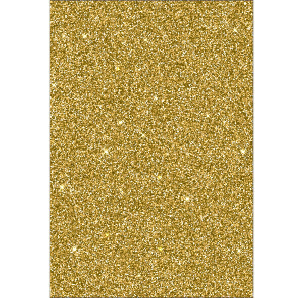 Painel de Festa Retangular 3D Glitter Dourado Casadinho 1,50m x 2,20m