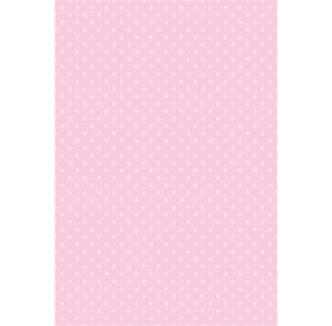 Painel de Festa Retangular 3D Poá Rosa Casadinho 1,50m x 2,20m