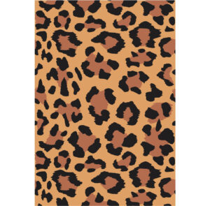 Painel de Festa Retangular 3D Animal Print Casadinho 1,50m x 2,20m
