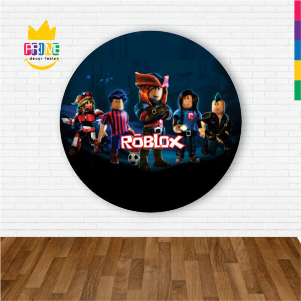 Painel Redondo 3D Roblox Abre Fácil Tecido - Image 2