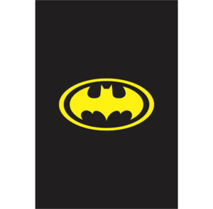 Painel de Festa Retangular 3D Batman Casadinho 1,50m x 2,20m