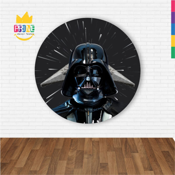 Painel Redondo 3D Star Wars Abre Fácil Tecido - Image 2