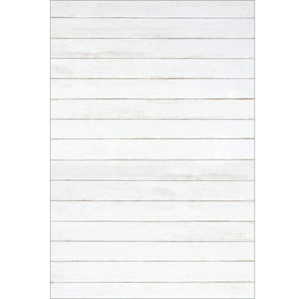 Painel de Festa Retangular 3D Madeira Branca Casadinho 1,50m x 2,20m