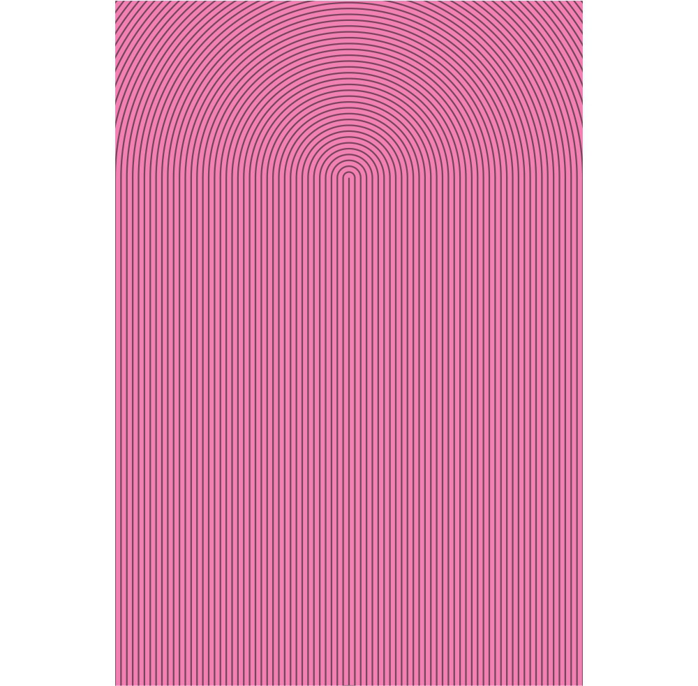 Painel de Festa Retangular 3D Ripado Rosa Casadinho 1,50m x 2,20