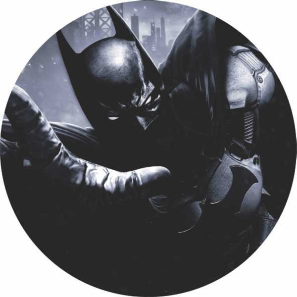Painel Redondo 3D Batman Tecido Sublimado