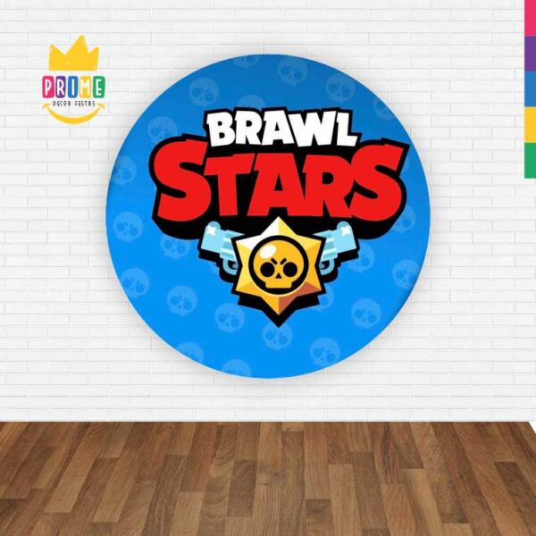 Painel Redondo 3D Brawl Stars Abre Fácil Tecido - Image 2