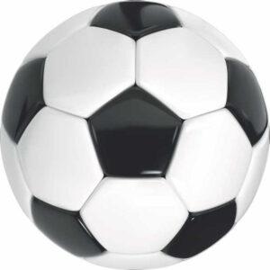 Painel Redondo 3D Bola Futebol Sublimado