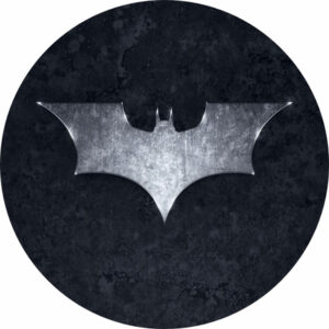 Painel Redondo 3D Batman Tecido Sublimado