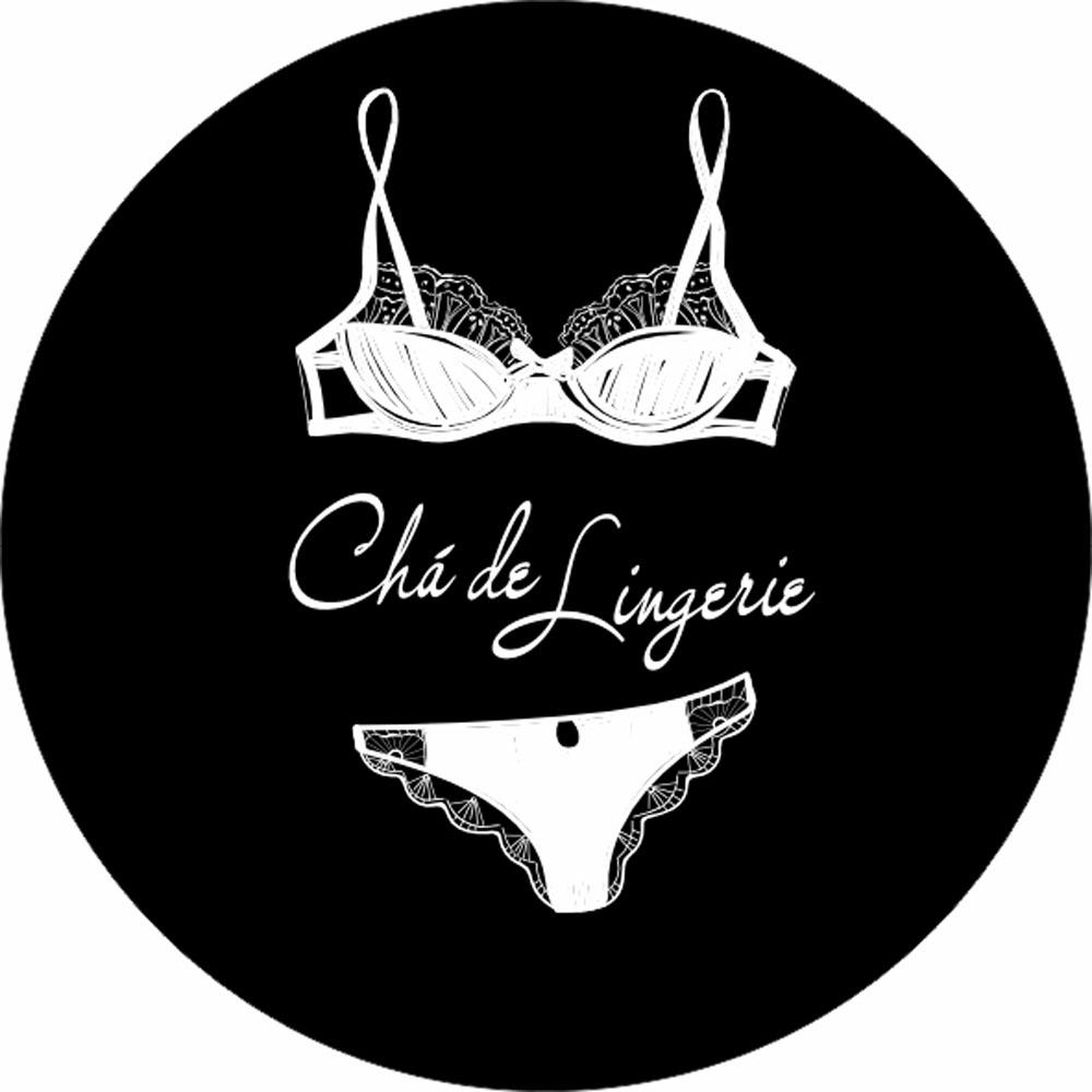Painel Redondo 3D Chá de Lingerie Tecido Sublimado