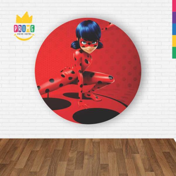 Painel Redondo 3D Lady Bud Abre Fácil Tecido - Image 2