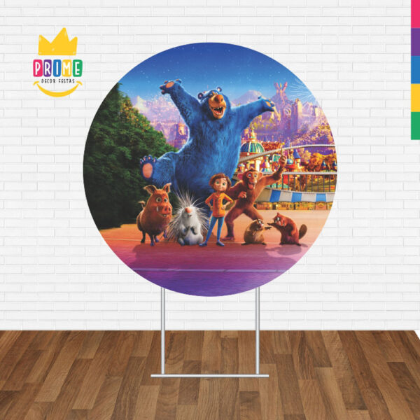 Painel Redondo 3D Parque dos Sonhos Tecido Sublimado - Image 2