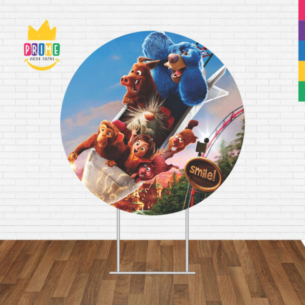 Painel Redondo 3D Parque dos Sonhos Tecido Sublimado - Image 2