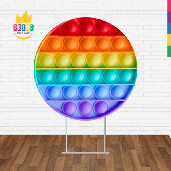 Painel Redondo 3D Pop It Fidget Toys Tecido Sublimado - Image 2