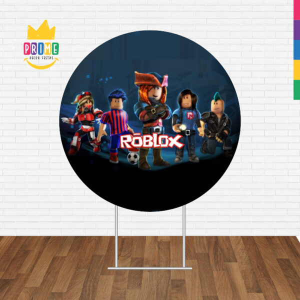 Painel Redondo 3D Roblox Tecido Sublimado - Image 2