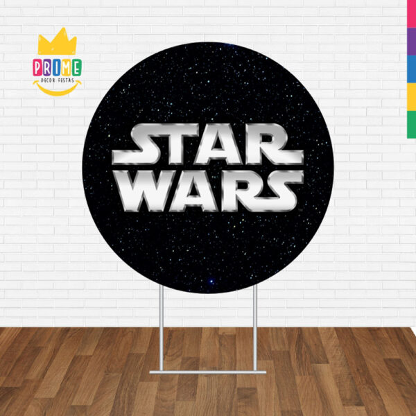 Painel Redondo 3D Star Wars Tecido Sublimado - Image 2