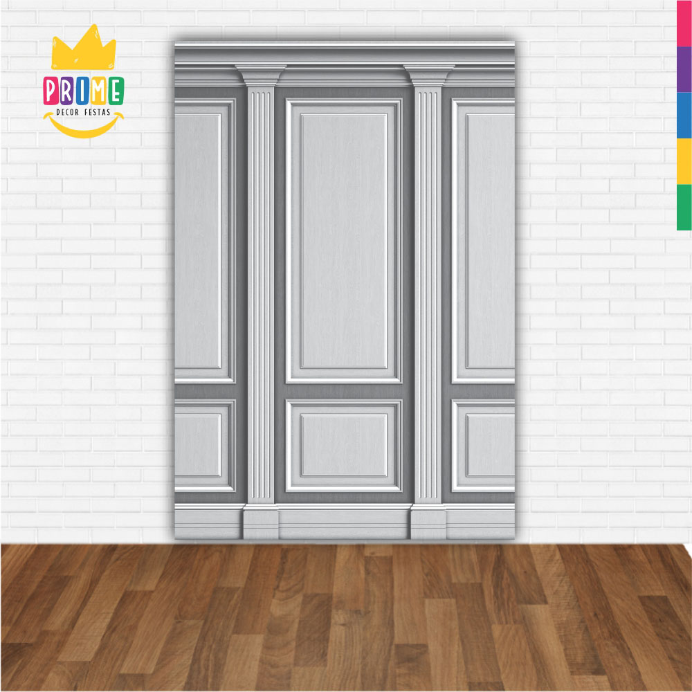 Painel de Festa Retangular 3D Boiserie Casadinho 1,50m x 2,20m - Imagem 2