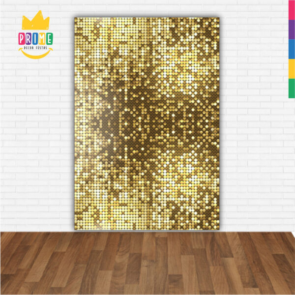 Painel de Festa Retangular 3D Euphoria Paetê Casadinho 1,50m x 2,20m - Image 2