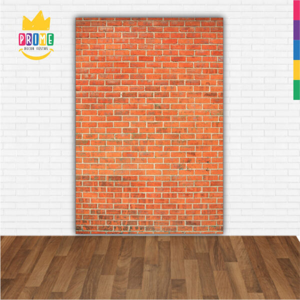 Painel de Festa Retangular 3D Tijolo Casadinho 1,50m x 2,20m - Image 2