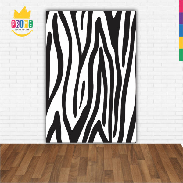 Painel de Festa Retangular 3D Animal Print Casadinho 1,50m x 2,20m - Image 2